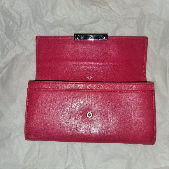 Cartier Handbags - 🎉 RARE PINK CARTIER LONG WALLET LOVE COLLECTION
